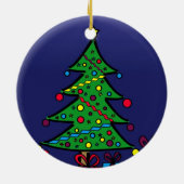 クリスマスツリー セラミックオーナメント (裏面)