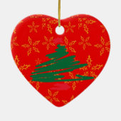 クリスマスツリー セラミックオーナメント (裏面)