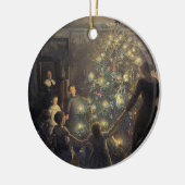 クリスマスツリー セラミックオーナメント (左)