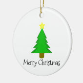 クリスマスツリー セラミックオーナメント (左)