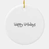 クリスマスツリー セラミックオーナメント (裏面)