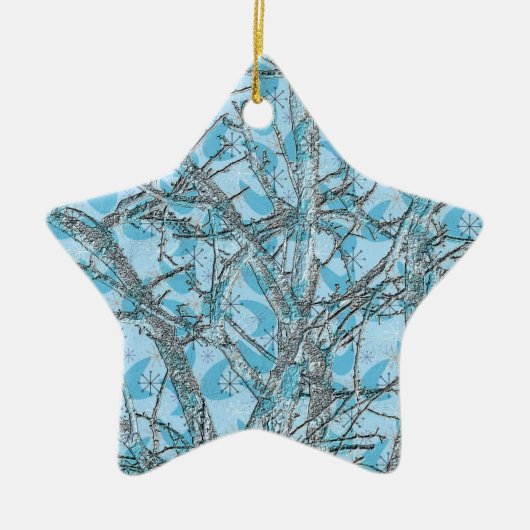 クリスマスツリー セラミックオーナメント (正面)