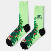 クリスマスツリー ソックス (左)
