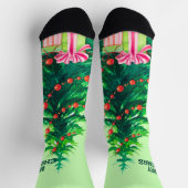 クリスマスツリー ソックス (上部)