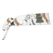 クリスマスツリー&タイガパターンカスタムの背景 タイヘッドバンド (回転270)