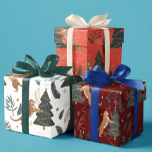 クリスマスツリー&タイガパターンカスタムの背景