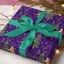 クリスマスツリー&タイガパターンカスタムの背景