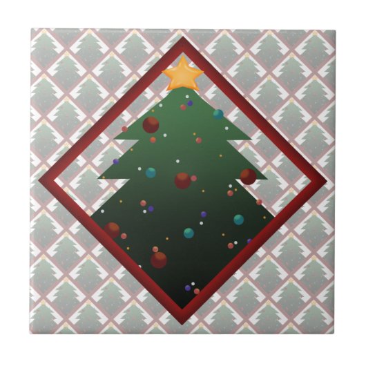 クリスマスツリー タイル (正面)
