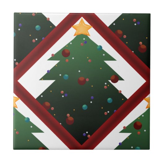 クリスマスツリー タイル (正面)