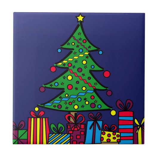 クリスマスツリー タイル (正面)