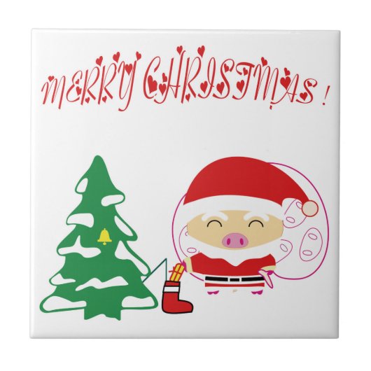 クリスマスツリー タイル (正面)