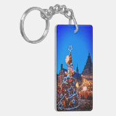 クリスマスツリー、タウンホールの前 キーホルダー (正面左)