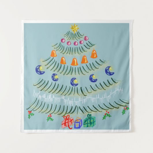 クリスマスツリー タペストリー (正面)