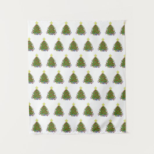 クリスマスツリー タペストリー (正面)