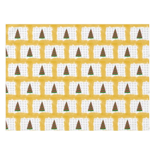 クリスマスツリー テーブルクロス (正面(横))