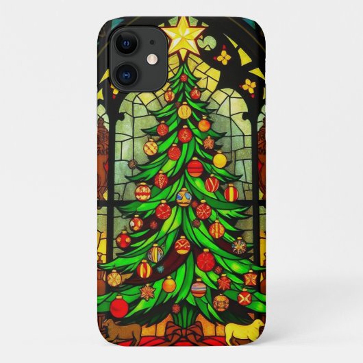 クリスマスツリー デザイン Case-Mate iPhoneケース (裏面)