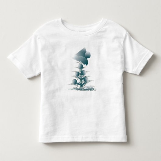 クリスマスツリー トドラーTシャツ (正面)