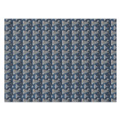 クリスマスツリー、トナカイ、雪片 テーブルクロス (正面(横))