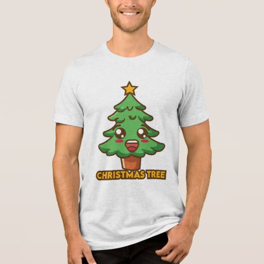 クリスマスツリー トライブレンドＴシャツ (正面)