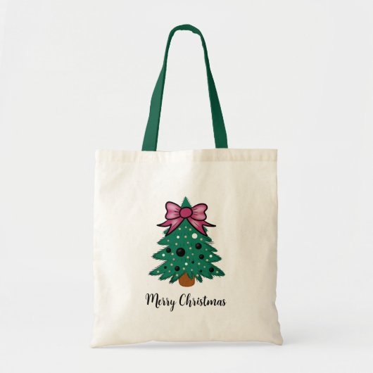 クリスマスツリー トートバッグ (正面)