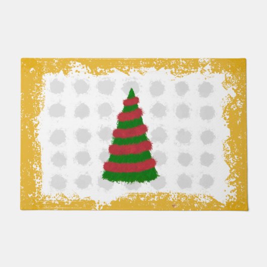 クリスマスツリー ドアマット (正面)