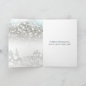 クリスマスツリー、ドイツ語 シーズンカード (内部)