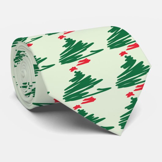 クリスマスツリー ネクタイ (ロール)