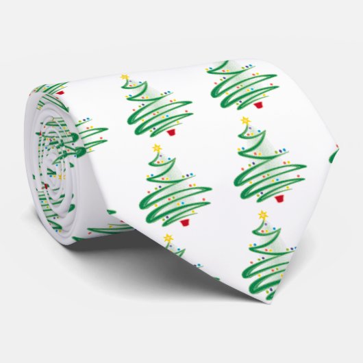 クリスマスツリー ネクタイ (ロール)