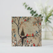 クリスマスツリー ネスト ～ ご招待状 招待状 (スタンド正面)