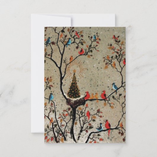 クリスマスツリー ネスト ～ ご招待状 招待状 (正面)