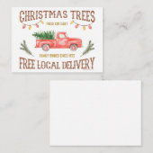 クリスマスツリー ノートカード (正面/裏面)