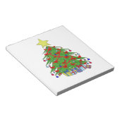 クリスマスツリー ノートパッド (アングル)