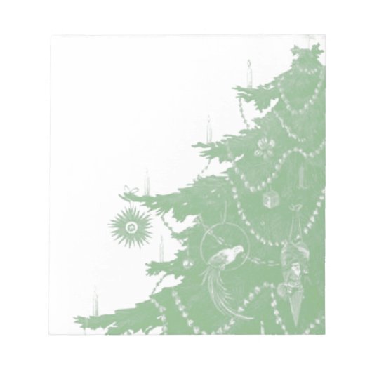 クリスマスツリー ノートパッド (正面)