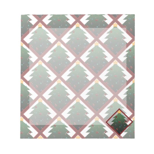 クリスマスツリー ノートパッド (正面)