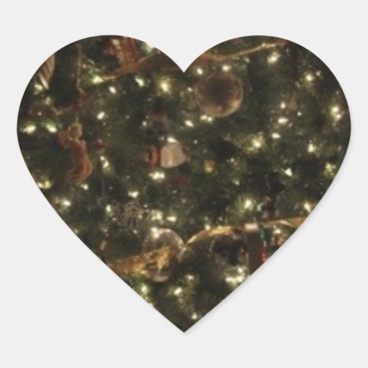 クリスマスツリー ハートシール (正面)