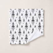 クリスマスツリー バスタオルセット (ウォッシュタオル)
