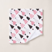 クリスマスツリー バスタオルセット (ウォッシュタオル)