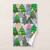 クリスマスツリー！ バスタオルセット (ハンドタオル)