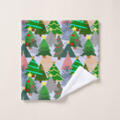 クリスマスツリー！ バスタオルセット (ウォッシュタオル)