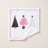 クリスマスツリー バスタオルセット (ウォッシュタオル)