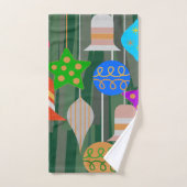 クリスマスツリー バスタオルセット (ハンドタオル)