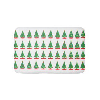 クリスマスツリー バスマット