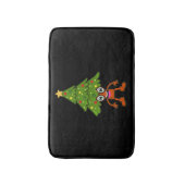 クリスマスツリー バスマット (正面縦)