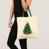 クリスマスツリー、バッグ トートバッグ (正面(商品))