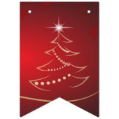 クリスマスツリー バンティングフラッグ (第1の旗)