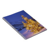 クリスマスツリー、パークシティのWastch山、 ノートブック (右側)