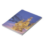 クリスマスツリー、パークシティ、ウォッシュ山脈 ノートパッド (回転)