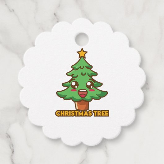 クリスマスツリー フェイバータグ (正面)