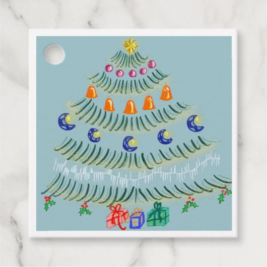 クリスマスツリー フェイバータグ (正面)