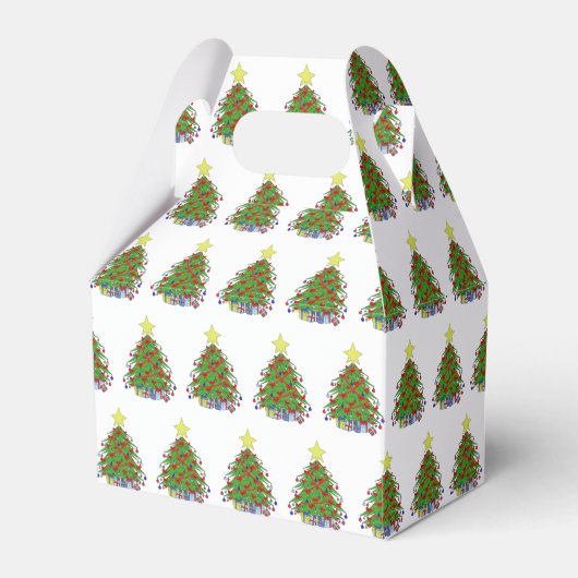 クリスマスツリー フェイバーボックス (正面サイド)